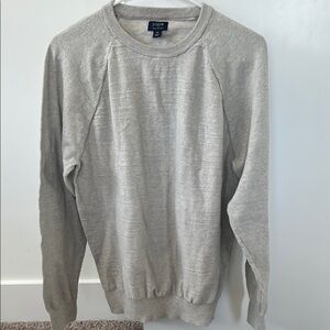 x2 J. Crew Red and Cream Crewneck Sweaters - lot of 2, same style!